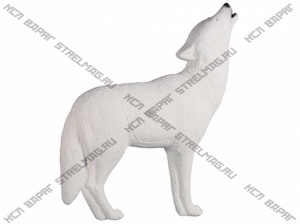 3D-мишень "Воющий белый волк" RINEHART HOWLING WOLVE WHITE