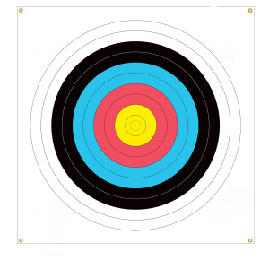 Бумажная мишень JVD TARGET FACE FITA 40 CM.