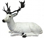 3D мишень "Лежащий белый олень" SRT TARGET 3D BEDDED DEER WHITE
