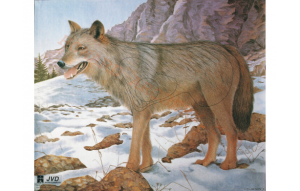 Мишень "Волк" JVD ANIMAL FACE WOLF