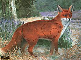 Мишень "Лиса" JVD ANIMAL FACE FOX