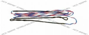 Тетива FLEX BOWSTRING 8125 SUPRA RED-WHITE-BLUE
